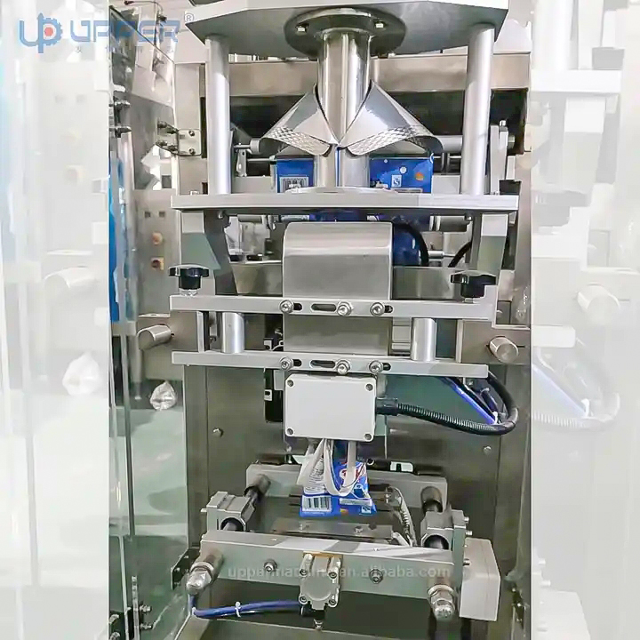 All in one automatic jelly candy marshmallow grape nuts granule beans potato chips vertical wrapping machine