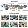Hookah charcoal packaging line Square Charcoal Automatic sorting collecting Packing Machine