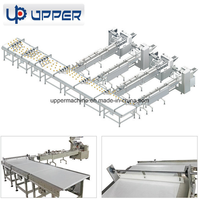Full Automatic Circular Shape Cookies Biscuits Packing Line Machine
