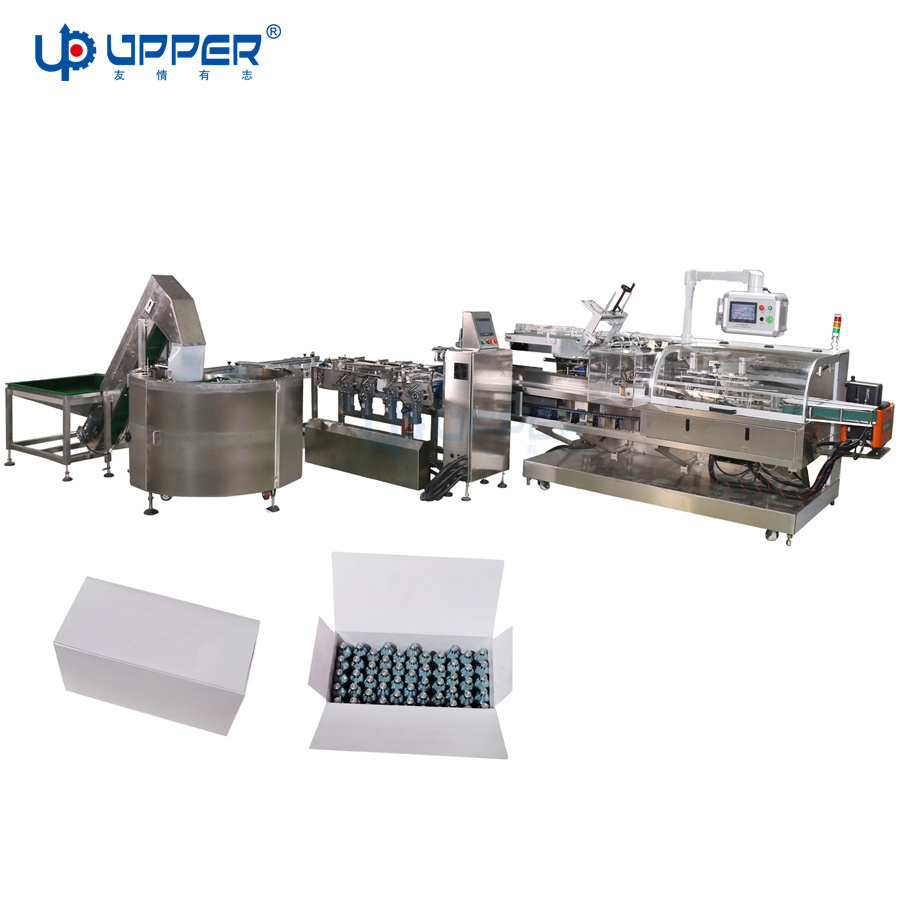 High Speed Electronic Granules Counting Bottling Machine and Packaging Production Line Mobile Phone Cartoning Machine