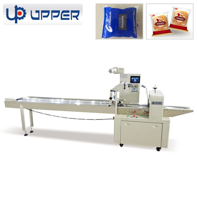 Custom Sandwich Donut Cookie Hard Candy Wafer Biscuits Flow Wrapping Machine Horizontal Packing Machine Pillow Packaging Machine