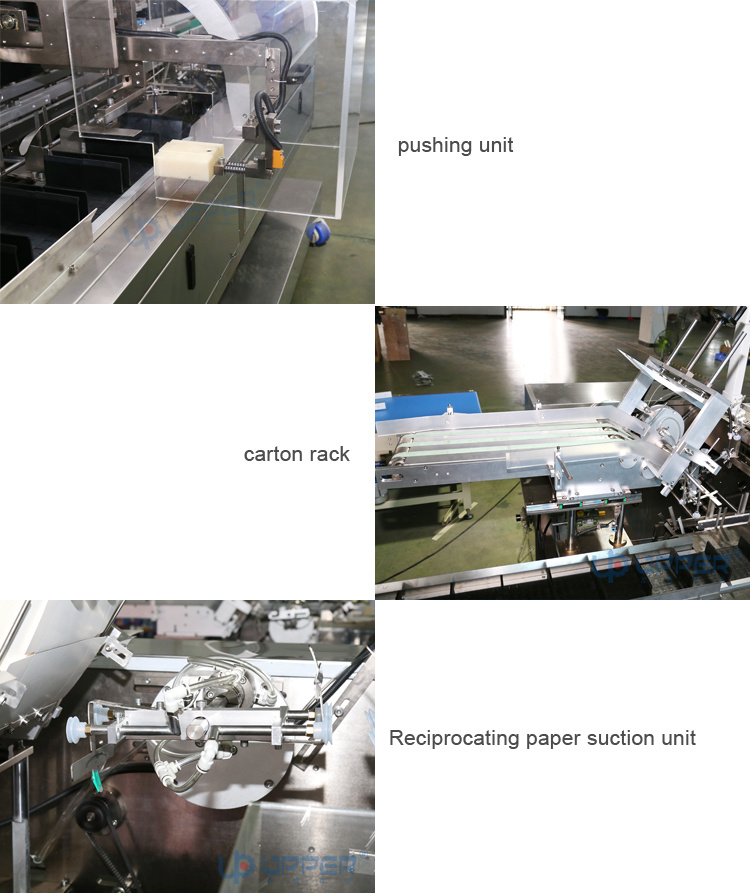 Horizontal Cartoning Machine for Tobacco, Wine and Food Folding, Packaging and Sealing Machine High Speed Automatic Cartoning Machine