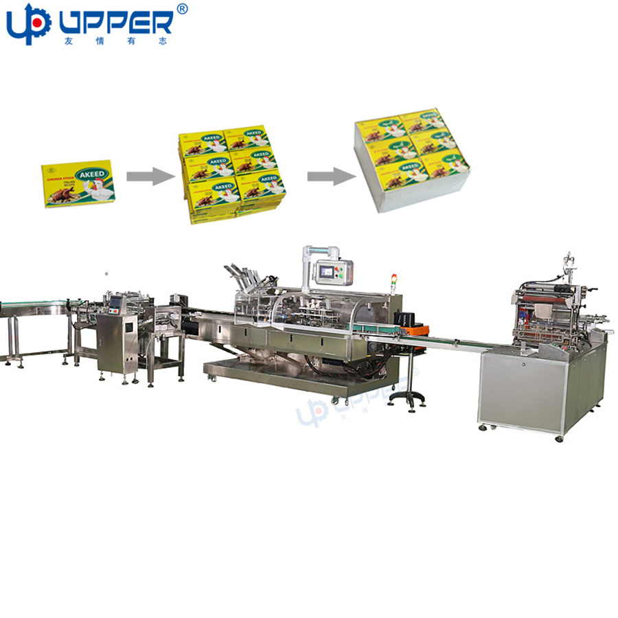 Small Cartoning Machine Color Box Forming Machine Carton Opener Glue Sealing Machine Cartoning Line