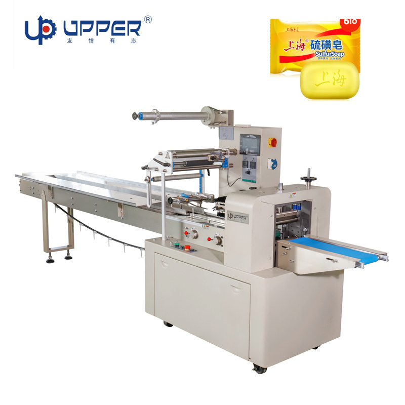 Soap Packing Line Automatic Packing Machine Fully Automatic Horizontal Wrapping Flow Pack Packing Machine Ice Cream Lolly Popsicle Packaging Machine