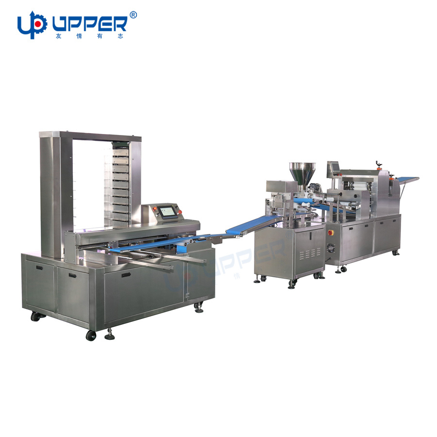 Bread Bun Pasty Cookies Making Machine Dough Sheet Machine Cut Machine Machine Automatic Arranging Machine Automatic Production Machine