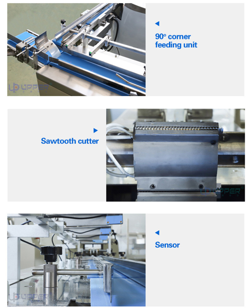 Turntable Feeding System Automation Packing Line Packaging Machine Chewing Gum Sweets Cotton Candy Chocolate Bar Cereal Stick Pillow Flow Wrapping Candy