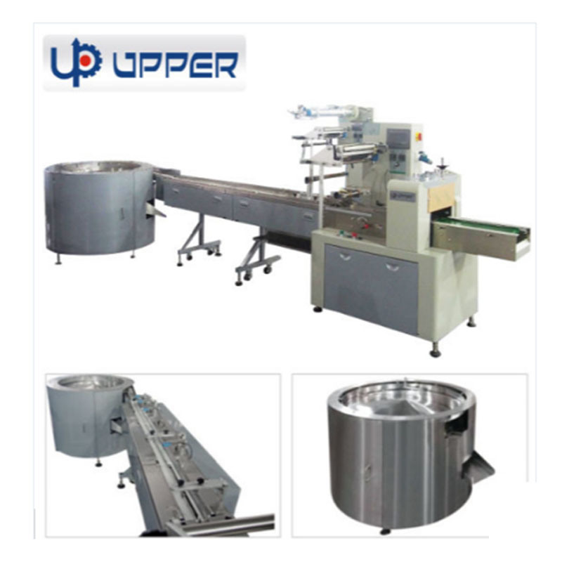 Automatic Disc Sorting Line Nut Crisp Rice Cracker Oatmeal Chocolate Peanut Candy Packaging Machine Material Production Line