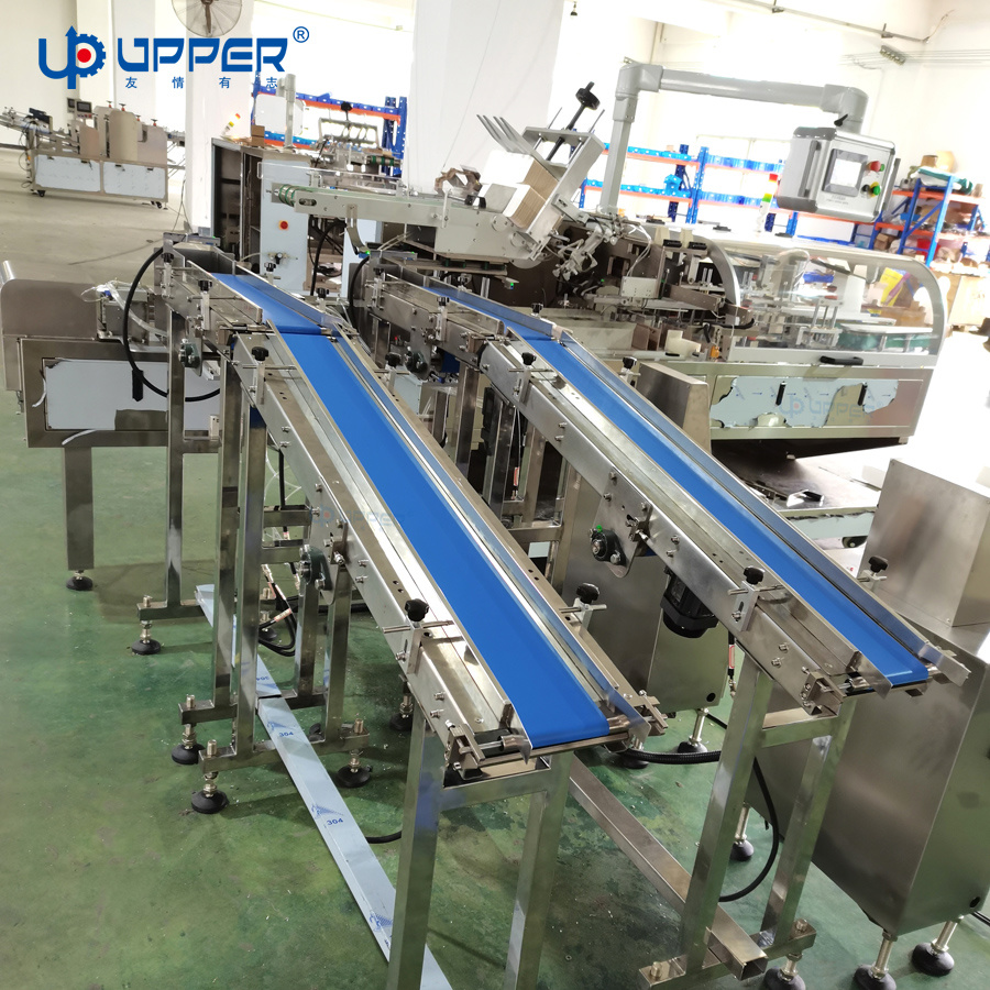 Customized Sachets Bags Carton Box Packing Line