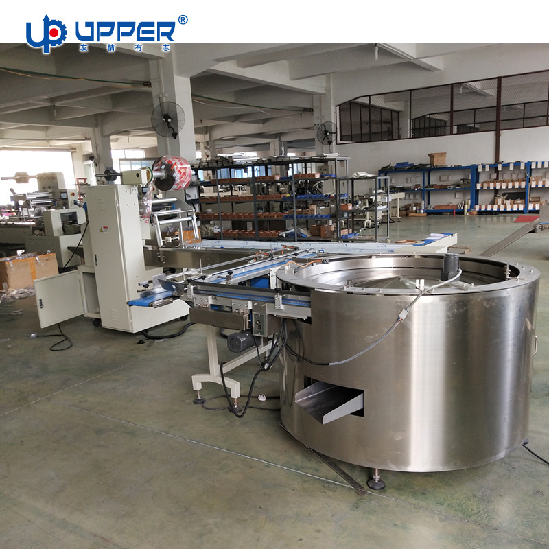 Upper Turntable Feeding Packing Line Face Mask Plastic Metal Bottle Cosmetic Automatic Box Cartoning Machine Hardware Accessories Cartoning Machine