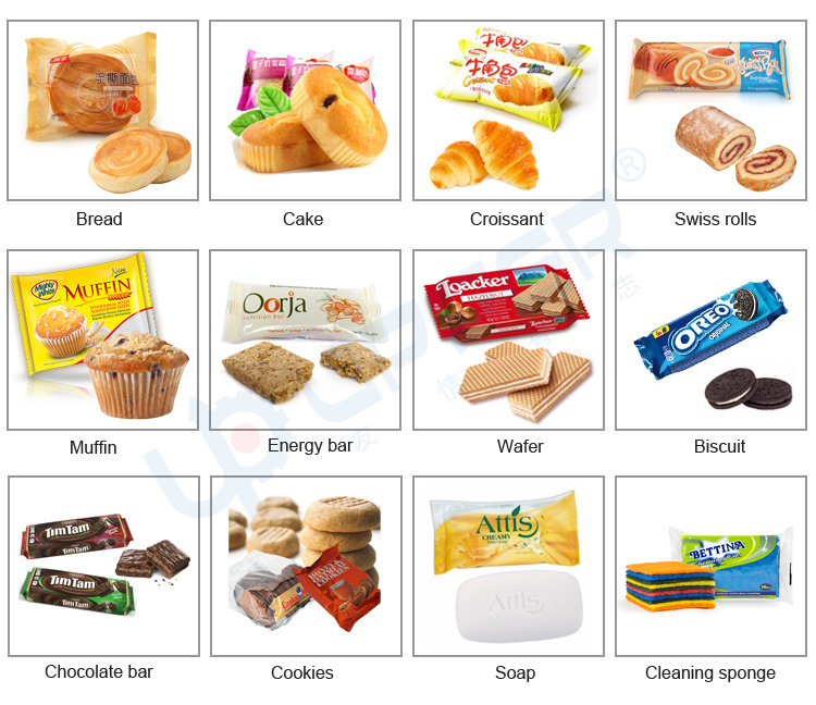 Chinese Snack Milk Pack Red Bean Sand Pack Sesame Pack Pineapple Pack Cream Pack Peanut Butter Pack Energy Bread Food Packaging Machine