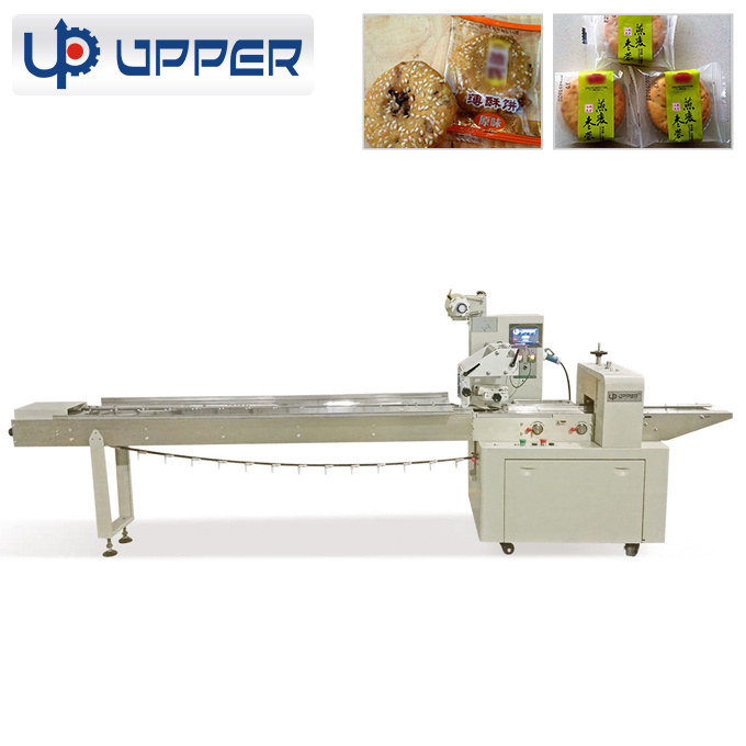 Bread Cake Flowrapping Horizontal Form Fill Seal Machine Packing Machinery Flow Wrap Flowpack Equipment