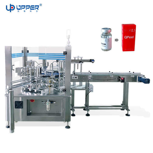 Factory Selling Upper Automatic Medicine Bottle Toner Packing Box Small Box Material Packaging Machine Vertical Packing Machinery