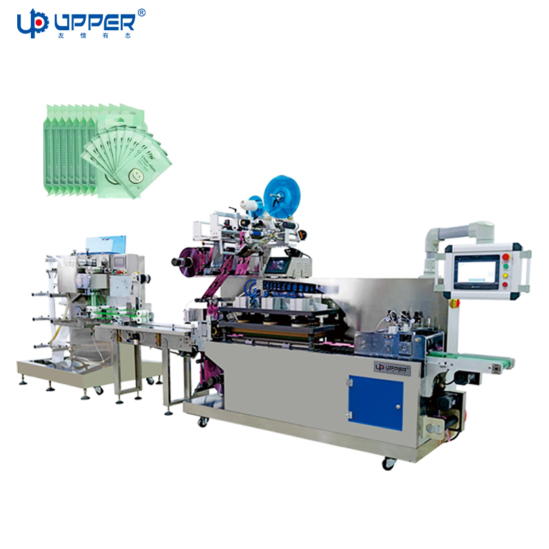 Single Side Sealing Disposable Wet Wipe Folding Cutting Machine Hot/Cold Roll Wipes for Food Paper Pouch Packaging