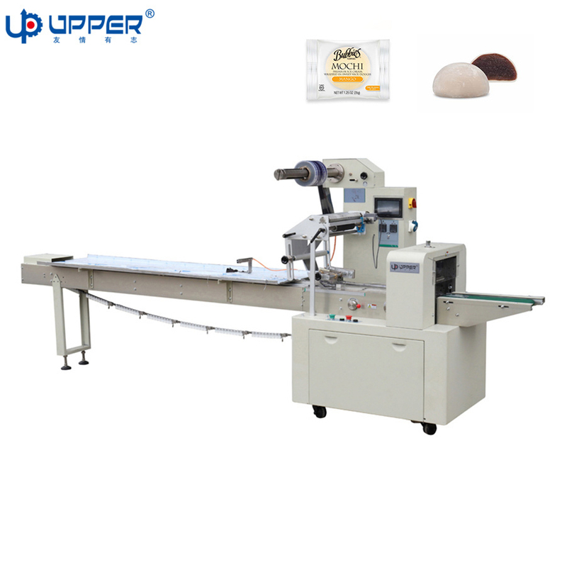 Horizontal Mochi Mochi Ball Pie Bread Moon Cake Foodbag Multifunctional Auto Packaging Machine Cookies Flow Wrap Packing Machinery