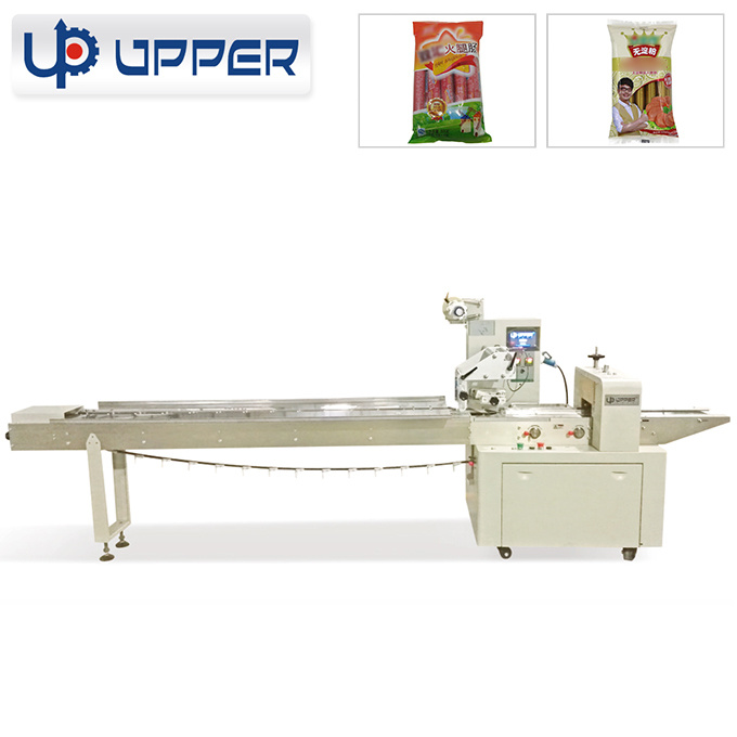 Easy Operation Automatic Pastry Horizontal Flow Packaging Machine
