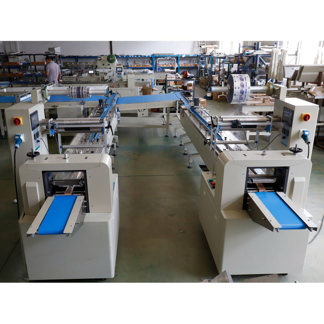 Automatic Pillow Biscuit Cake Waffle Cake Cookies Alfajores Packing for Food Hardware Medicine Machine Packing