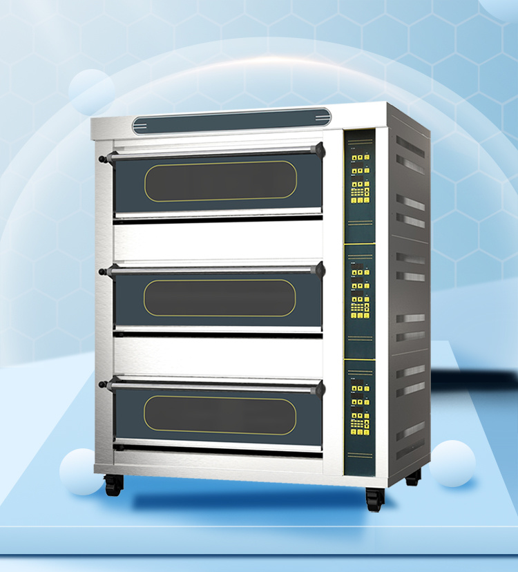 Commercial Ovens Multi-Layer Bread Ovens Individually Adjustable Open-Hearth Cake Bakeries Egg Tart Bakery Baking Equipment Large Capacity Oven Equipment Smart