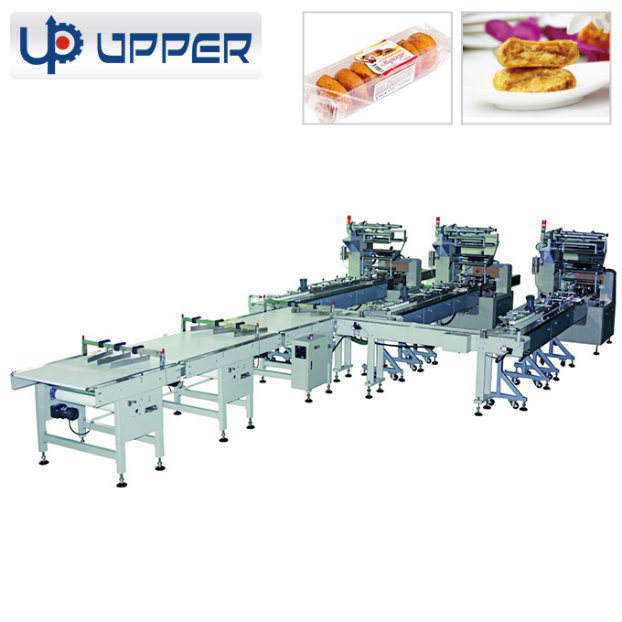 Custard Cake Automatic Feeding and Package System