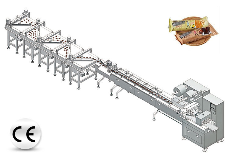 Automatic Pillow Packing Machine for Chocolate and Bread