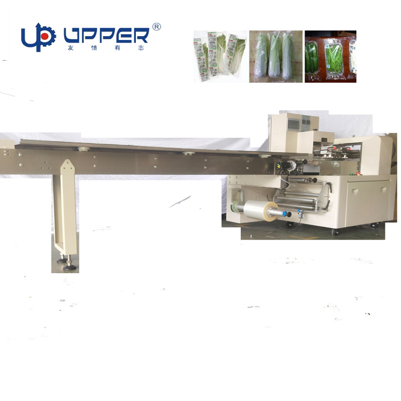 Vegetable Packing Machine Automatic Fresh Vegetable Package Machine Flow Wrap Machine