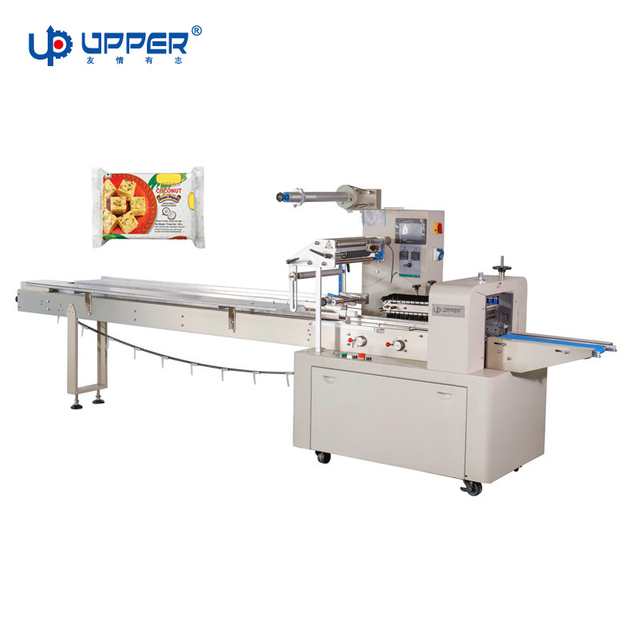 Food Packing Machine Upb-100 Upper with Servo Motor for Bread Cake Biscuit Sweet