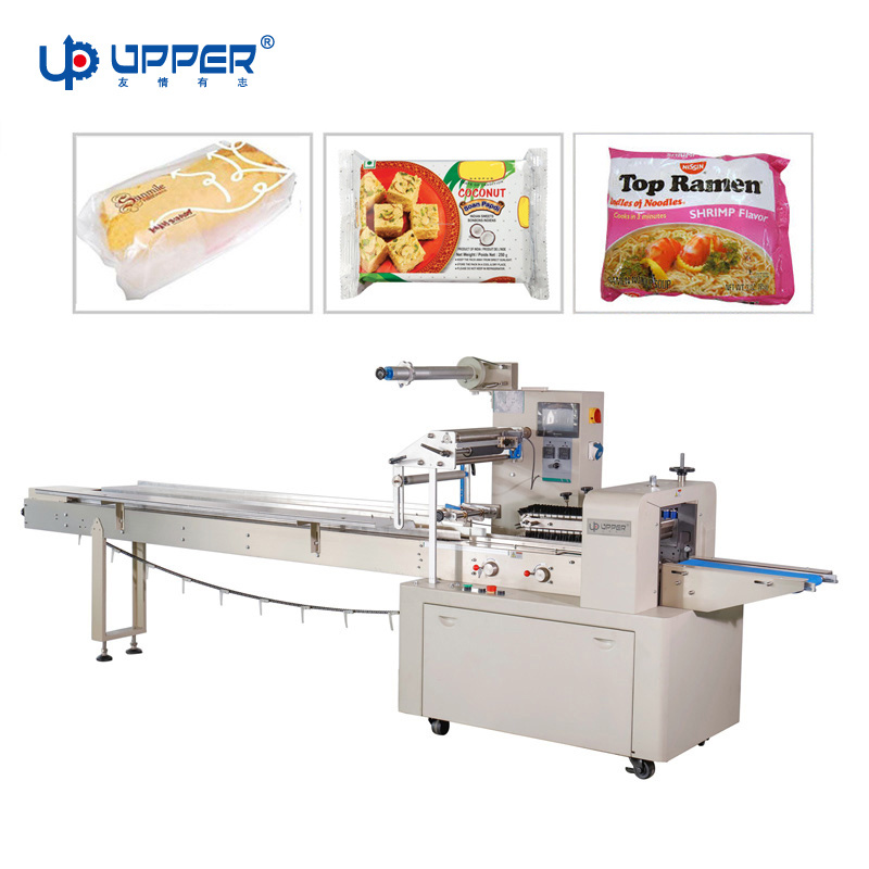 Automatic Instant Noodles Packaging Machine Rice Noodle Pieces Flow Wrapping Machine