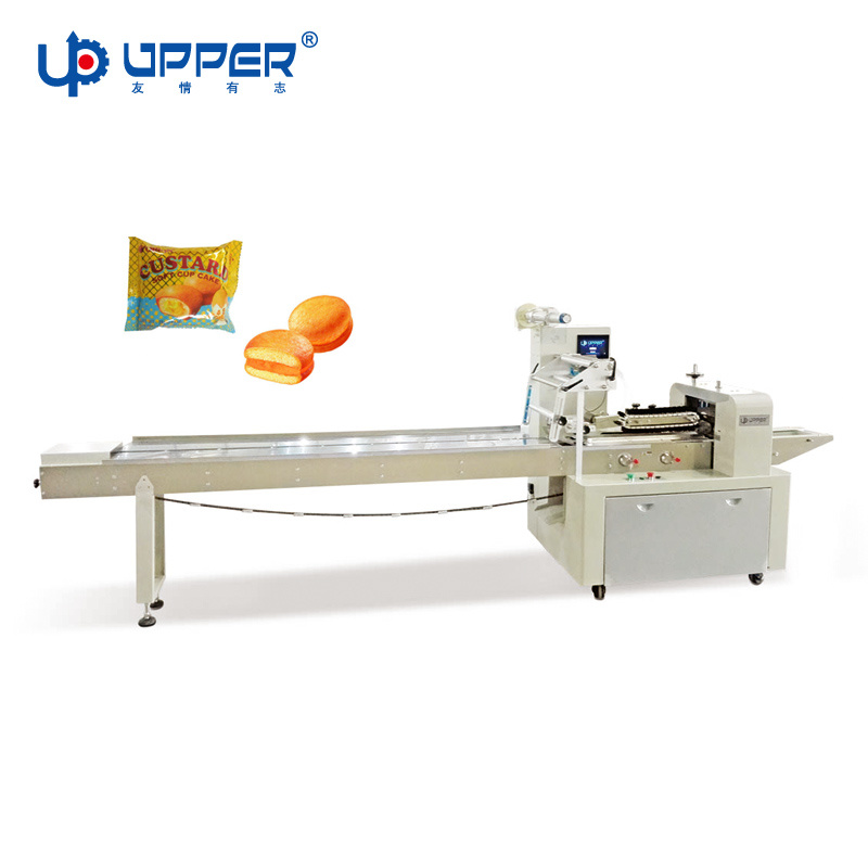 Upb450 Automatic Food Container Tray Wrapping Packing Machine