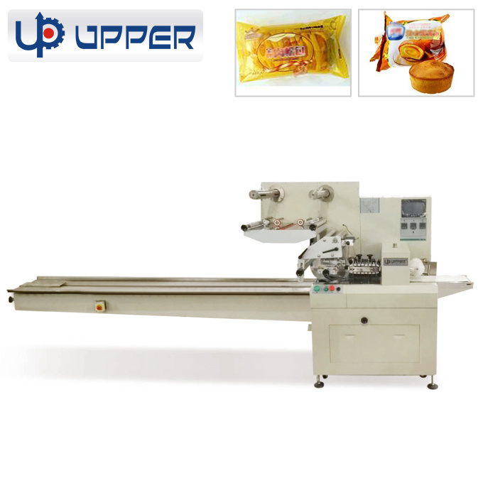 Bread Packaging Machine Automatic Nitrogen Fresh Food Sealing Machine Cake Dessert Mooncake Biscuit Bag Packaging Machine