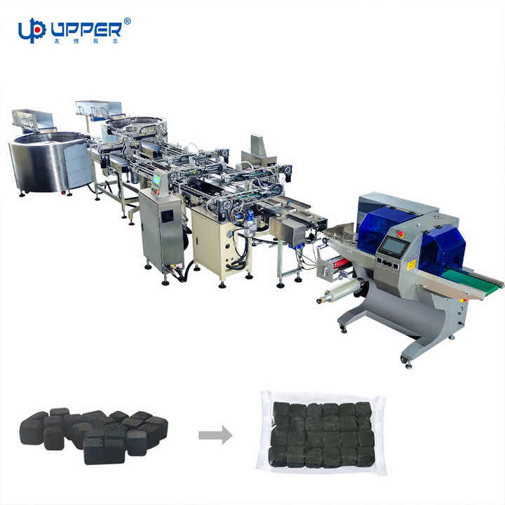 High Speed Bag Packing Machine Roller Coal Carbon Chocolate Bar Energy Bar Food Automatic Feeding Packaging Machinery Production Line