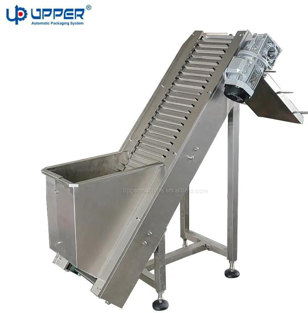 Factory Direct Vertical Lift Inclined Automatic Delivery of Popsicle Bar Candle Lift Can Be Connected to Packaging Machine