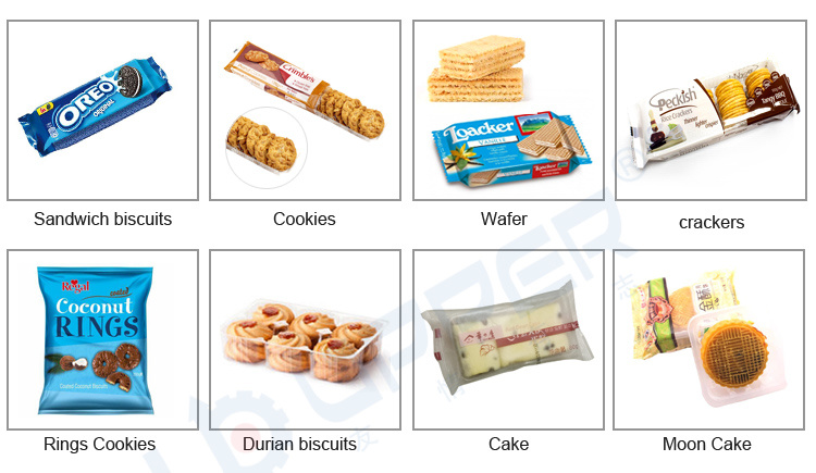 High Quality Customized Daily Necessities Cookies Waffle Cookies Wafer Cookies Bread Beef Jerky Pork Jerky Seaweed Fully Automatic Pillow Packing Machine