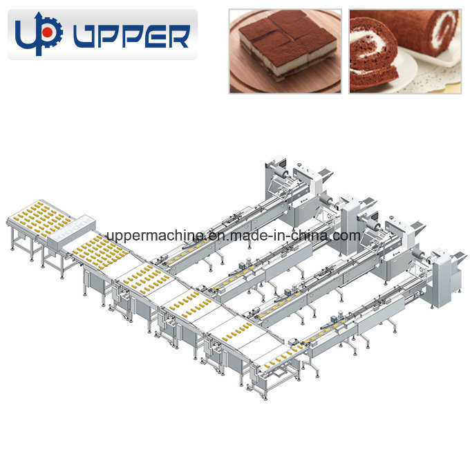 Automatic Packaging Equipment Horizontal Flow Packing and Feeding Line