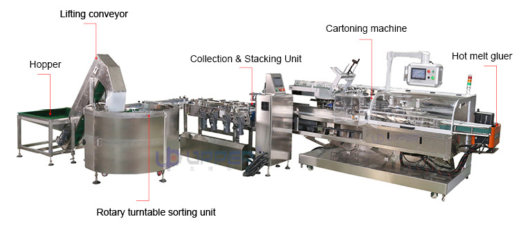 Reagent Box Packaging Machine Vaccine Test Tube Aluminum Foil Bag Full-Automatic Cartoning Machine Unpacking Machine Packaging Plastic Box Packaging Machine