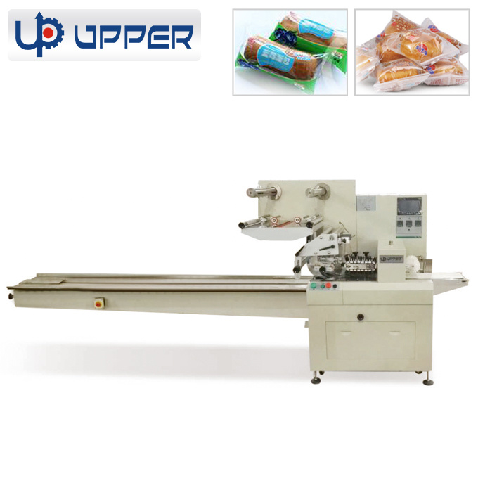 Chocolate Bar/ Cup Cake Bakery Food Automatic Flow Pack Wrapper Packing Machine