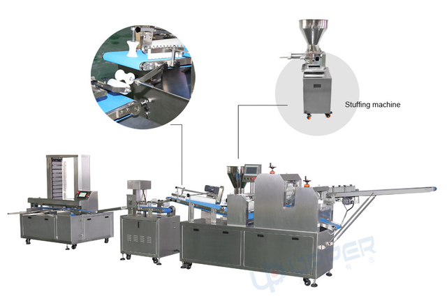 Toast Bread Bun Cake Making Molding Cutting Automatic Aligning Machine