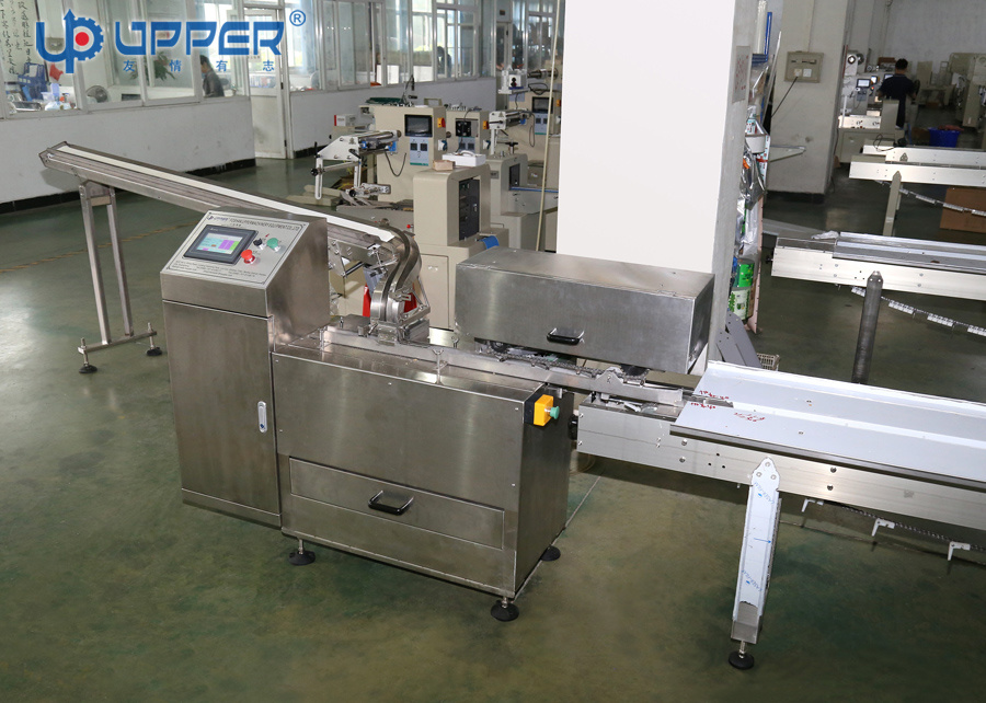 Double Layer Three Layer Biscuit Packing Machine with The Feeder Device