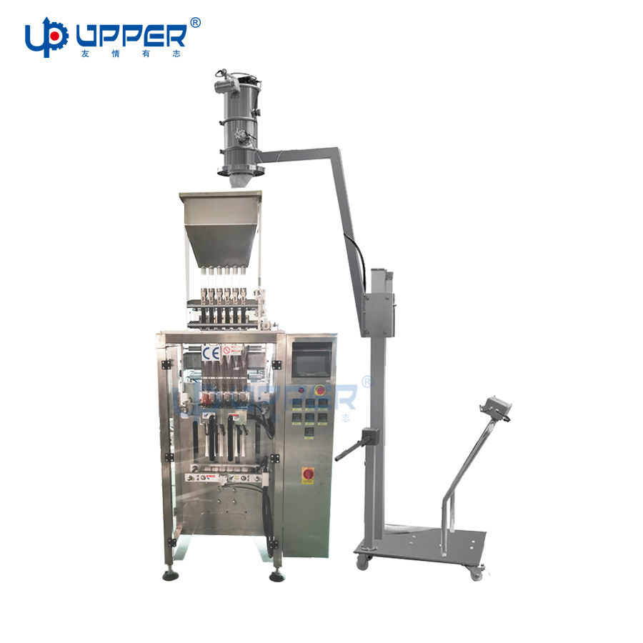 Powder Quantitative Dispensing Machine Automatic Four Side Sealing Vertical Machine Special-Shaped Bag Washing Powder Equipment Powder Packaging Machine