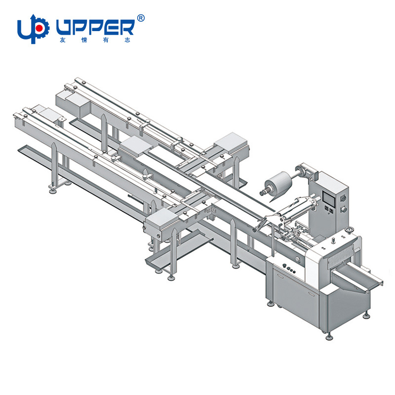 Foshan Upper Automatic One Layer Two Layer Coated Chocolate Wafer Biscuit Packing Line