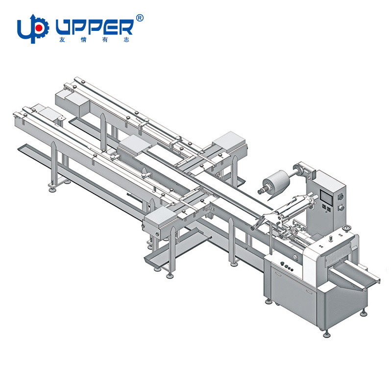 Foshan Upper Automatic One Layer Two Layer Coated Chocolate Wafer Biscuit Packing Line