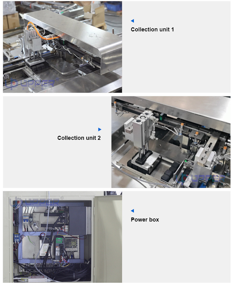 High Speed Bag Packing Machine Roller Coal Carbon Chocolate Bar Energy Bar Food Automatic Feeding Packaging Machinery Production Line