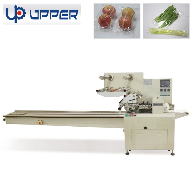 Automatic 6 Chocolate Steamed Burger Buns Bread Bagging Flow Wrapping Horizontal Pillow Packaging Machine