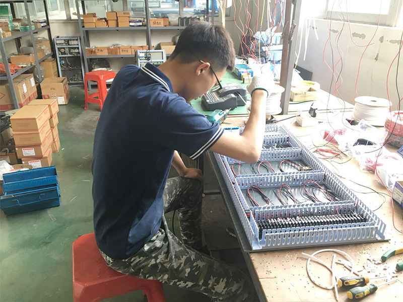 assembly inspection of packing machine