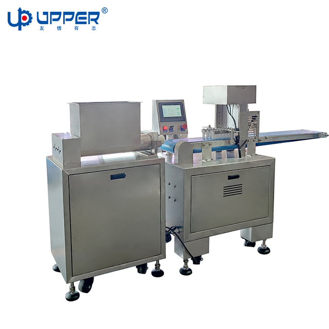 Automatic Pneumatic Extrusion Cutting Packaging Machine Soft Clay Gummies Fruit Puree Plastic Paper Bags Wrap Function Included