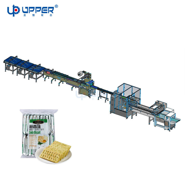 Biscuit Bread Cake Chocolate Food Automatic Sorting and Packing Machine Production Line Food Factory Factory Price