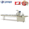 Multifunction Fully Automatic Pizza Toast Croissant Bread Packing Machine Pita Bread Packaging Packing Machine Plastic Film Shrink Wrapping Machine