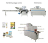 Fabric Cutting Tunnel Combination Shrinking Wrapping Setting Film Machine Carton Shoes Gift Box Shrink Wrap Machine Smart Feeding Gift Cartoning Machine