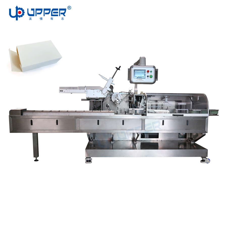 Snack Food Box Packaging Machine Bread Bun Chocolate Bar Carton Packing Machine