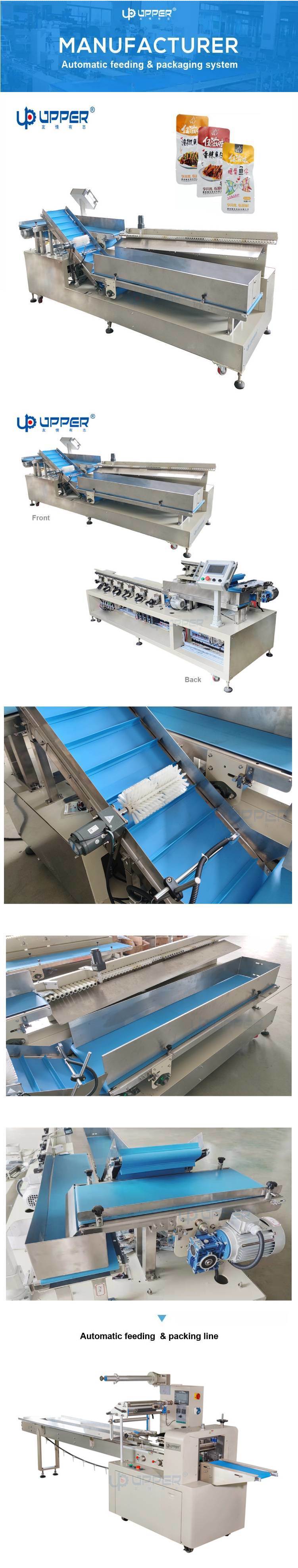 Automatic Integration of Food Plastic Bags Bag Packing Finishing Conveying Feeding Packaging Machine