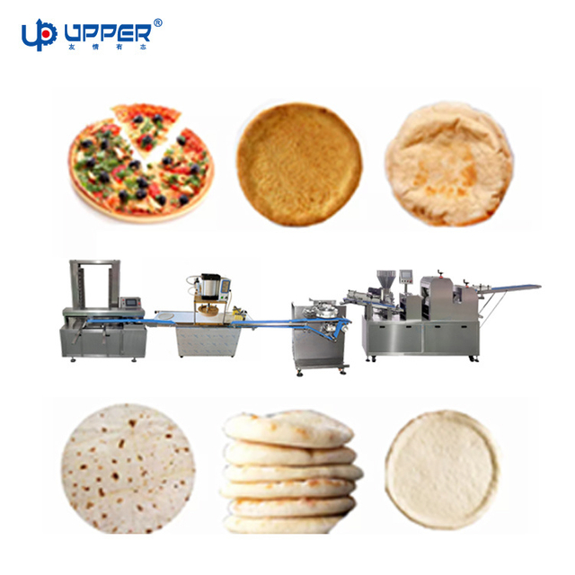 Bread Making Machine Fully Automatic Tortilla Bread Machine in China Industrial Bread Kneading Machines Automatic Food Packaging Machine