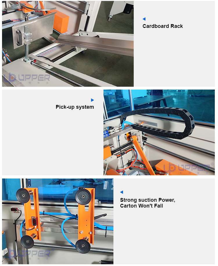 Convenient Automatic Box Rack Mechanism Box Machine Sealing Tape Size Carton Packing Case Rack Machine Upb Bottom Sealing Machine